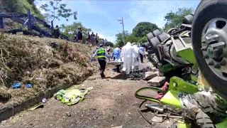 Sacan cuerpo del accidente en el barrio Los Colorados