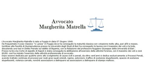 (6 novembre 2021) AVVOCATO MARGHERITA MATRELLA - ARRESTATO ALBERT BOURLA, CEO DI PFIZER!!🎼🥁🎯