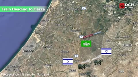 Israeli Tanks Entered Gaza City! Train Carrying All Hamas Ammunition Blown up!