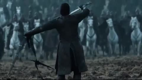 [Game Of Thrones] Jon snow in The Battle of Bastards