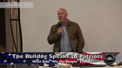 The Bulldog Speaks To Patriots | West Side We The People Event