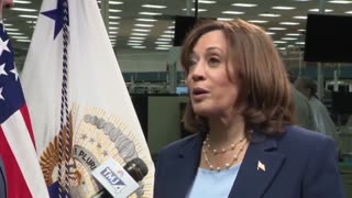 Delusional Kamala Claims "People Are Thankful" For Her Wherever She Goes