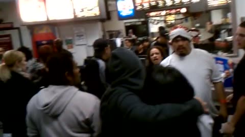 Unforgettable Brawl: Giants vs Rangers Fans Clash in McDonald's During 2010 World Series! 🍔⚾