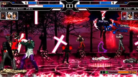 [ KOF Mugen ] Iori Yagami Team vs Orochi Iori Team