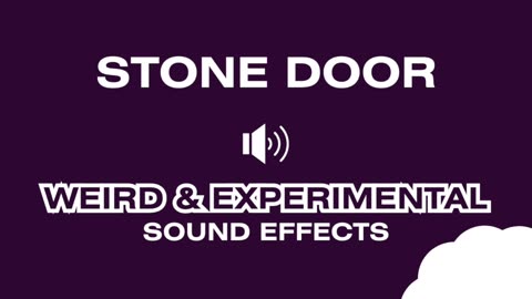 HEAVY STONE DOOR (Dungeon) - Sound Effects