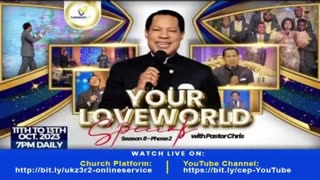 YOUR LOVEWORLD SPECIALS WITH PASTOR CHRIS, SEASON 8 PHASE 2 DAY 1, OCTOBER 11th 2023