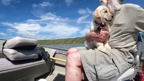 Jeannie's First Boat Ride