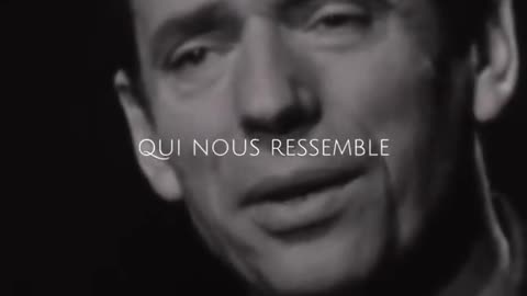 Yves Montand chante Les Feuilles mortes