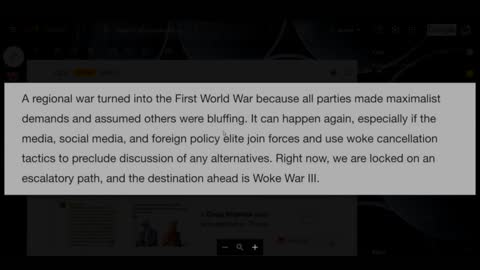 David Sacks: Cancelation Tactics Can Lead To "Woke War III"