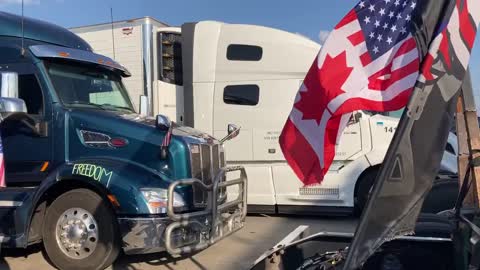 Taking A Walk Through The SE Freedom Convoy Graham North Carolina 2022