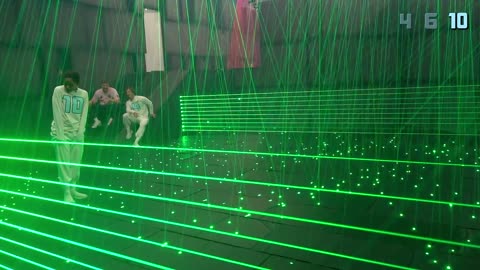 "World's Deadliest Laser Maze: A Thrilling Challenge of Skill and Strategy!"