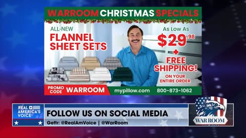 Go To mypillow.com/warroom And Get Your WarRoom Exclusive Deals Today