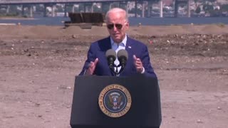 Biden during his climate change speech: "Literally ... a clear and present danger."