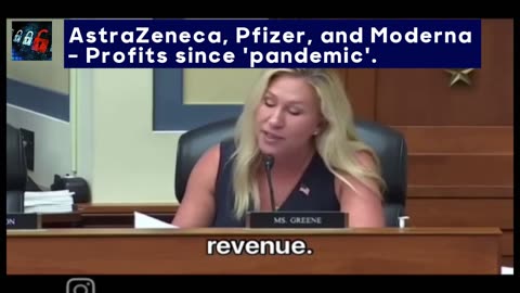 AstraZeneca, Pfizer, and Moderna - Profits from vaccines since 'pandemic'.