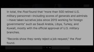 Why are so many retired senior US military officers bathing in Saudi cash?