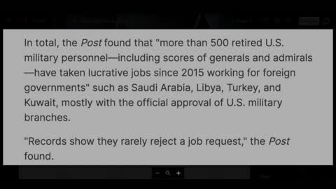 Why are so many retired senior US military officers bathing in Saudi cash?