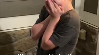 Big Brother sneaks home from college to surprise his little brother with down syndrome