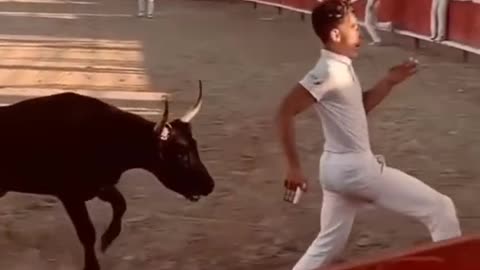 Man Attack By Bull | PAPs #shorts #attack #scarry