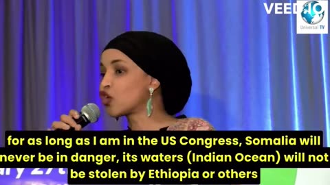 Ilhan Omar telling Somalis in America that she's doing the work of Somalia.