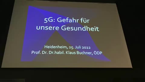 Prof. Dr. Klaus Buchner – 5G Informationsveranstaltung – Problem- 30.o6.2022