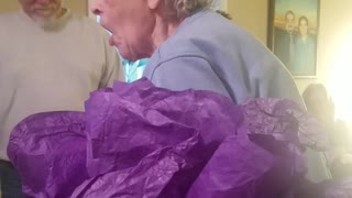 Grandma with Alzheimer's yodels her thank you