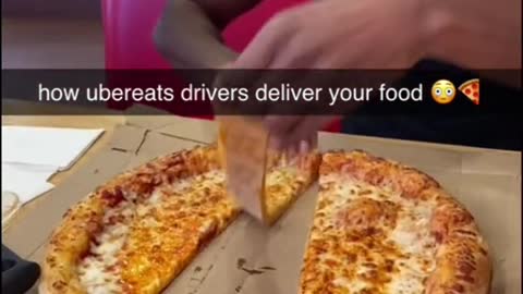 how ubereats drivers deliver your food