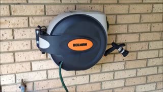 Holman Auto Rewind Hose Reel with Gun