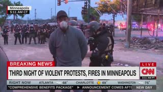 CNN Reporter Put In Handcuffs During LIVE Report In Minneapolis