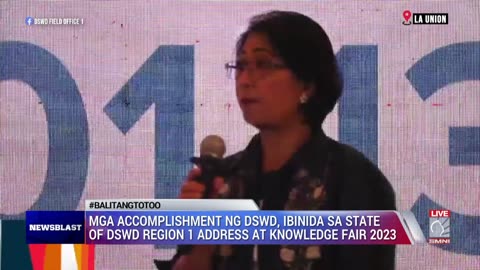 Mga accomplishment ng DSWD, ibinida sa State of DSWD Region 1 Address at Knowledge Fair 2023