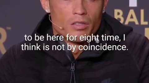 One of the greatest lessons by CRISTIANO RONALDO for life🙏🏻