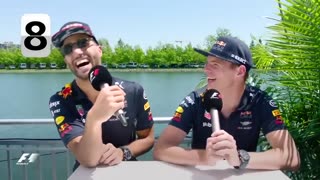 Daniel Ricciardo and Max Verstappen FUNNY MOMENTS