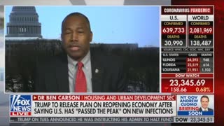Coronavirus Task Force’s Ben Carson ‘If We Wait Until Everything Is Gone, Our Economy Will Be Gone.
