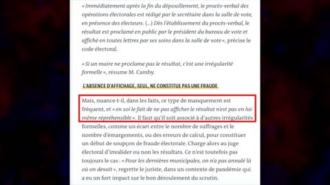 FRAUDE INSTITUTIONNELLE. LA PRESIDENTIELLE 2022 EST ENTIEREMENT FRAUDULEUSE. LES EXPLICATIONS 2/4