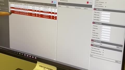 Voting Machine flaws 2020 election Coffee County, GA Video 2