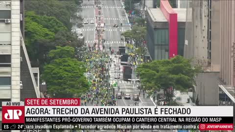 BRAZIL LIVE: Stretch of Avenida Paulista is closed to pro-Bolsonaro acts