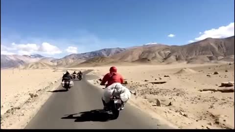 Driving Bike in Ladakh
