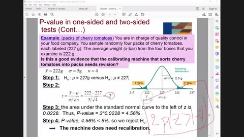 Tests of Significance 6 2