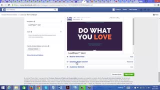 Campaign Setup - Facebook