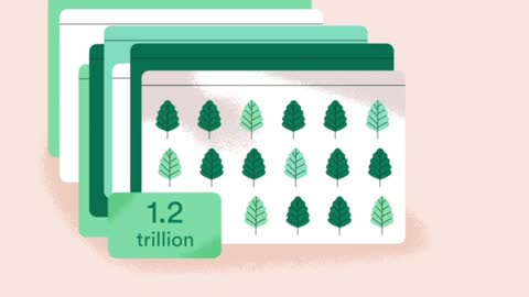 That's roughly 1.2 trillion trees