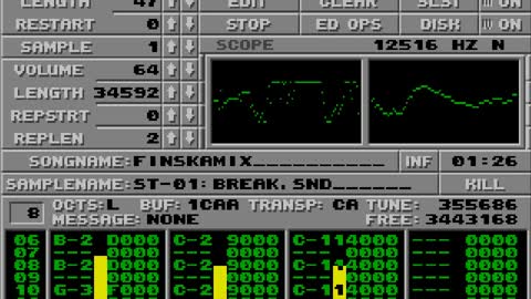 Amiga and Atari ST Protracker Music Mods - Finska Mix