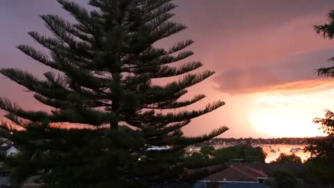 Thunder & Lightning Storm Drummoyne Timelapse