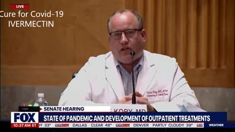 Cure for Covid-19 Ivermectin Senate hearing