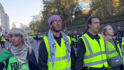 Palestine Peaceful protest 1 attempted murder groups being anti-Semitic racist wanted by the police