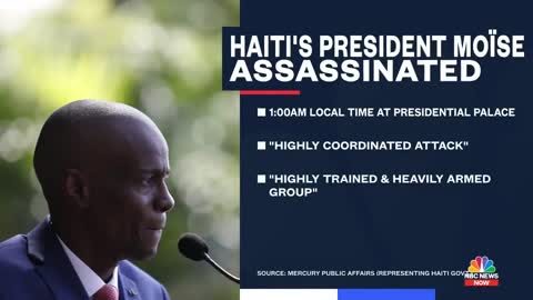 Haitian President Assassinated, Biden Calls Attack 'Very Worrisome'