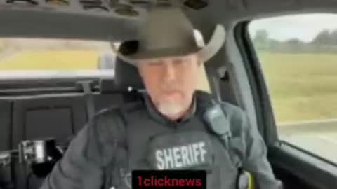 Sheriff Mark Lamb with a message.