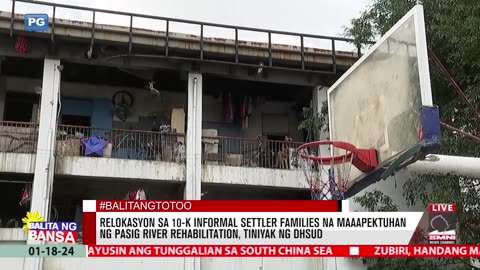 Relokasyon sa 10-K ISF na maaapektuhan ng Pasig River rehabilitation, tiniyak ng DHSUD