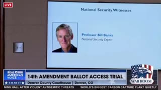 Leftist lawyer argues to keep President Trump off the ballot in Colorado.