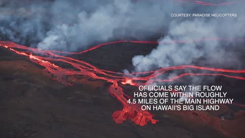 Hawaii volcano still erupting