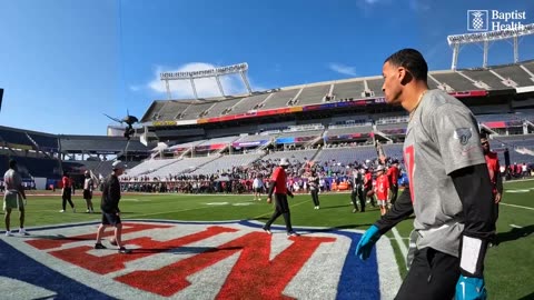 Tyreek Hill's POV at Pro Bowl AFC Practice | Miami Dolphins