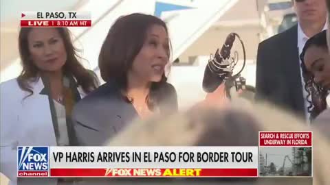 Kamala Gives DISASTER Answer When Asked Why It Took Her So Long to Visit Border